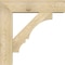 Ekena Millwork Balboa Block Rough Sawn Bracket w/ Offset Brace, Douglas Fir, 8"W x 32"D x 32"H BKT0806X32X32BOA05RDF - alternate 2